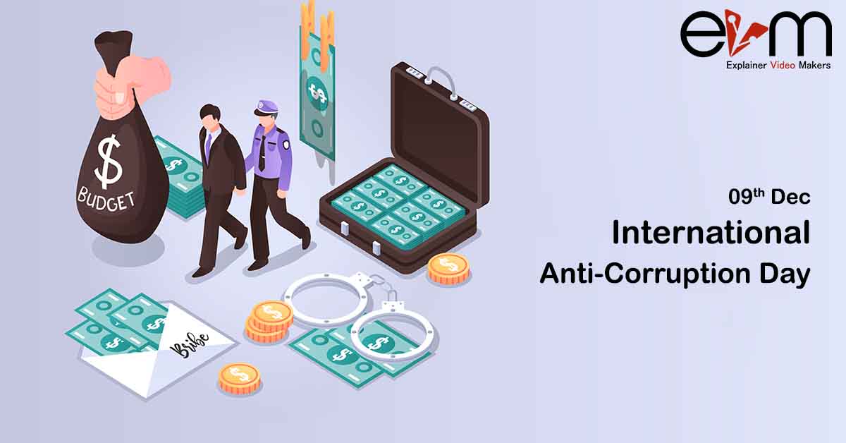 International Anti-corruption Day white board animation