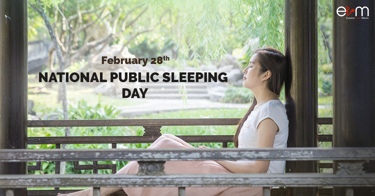 NATIONAL PUBLIC SLEEPING DAY explainer video makers