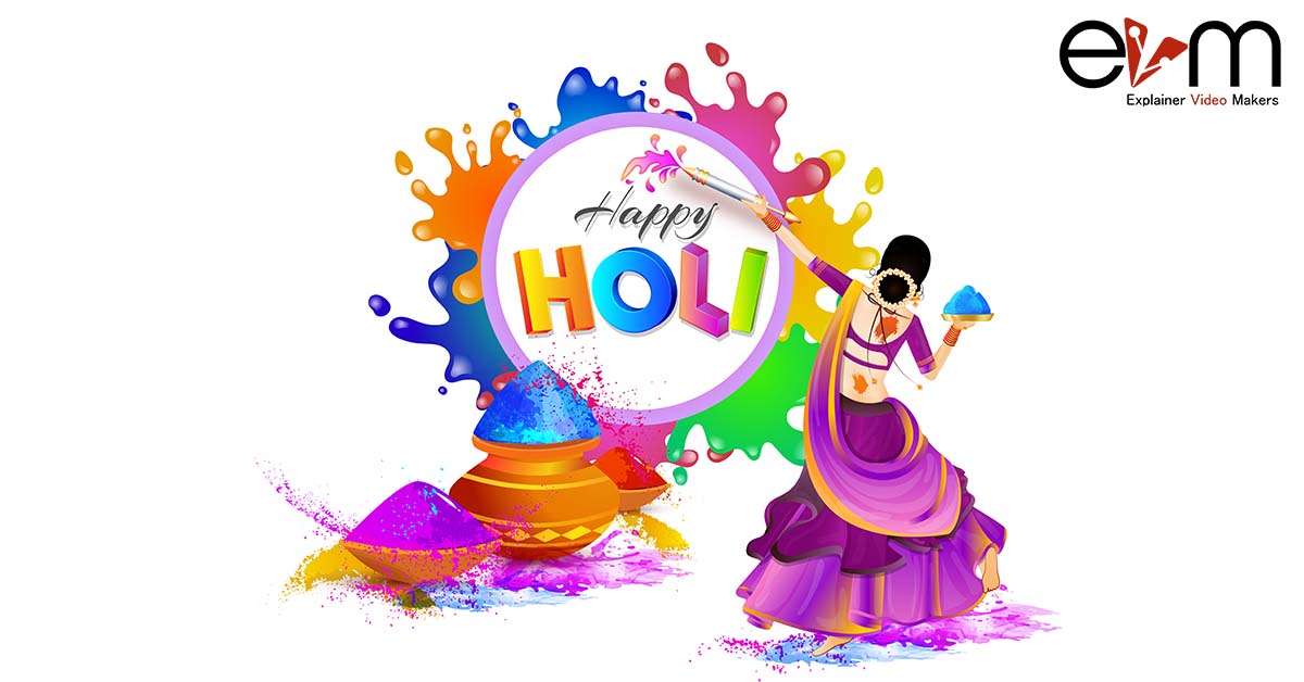 Holi white board animation